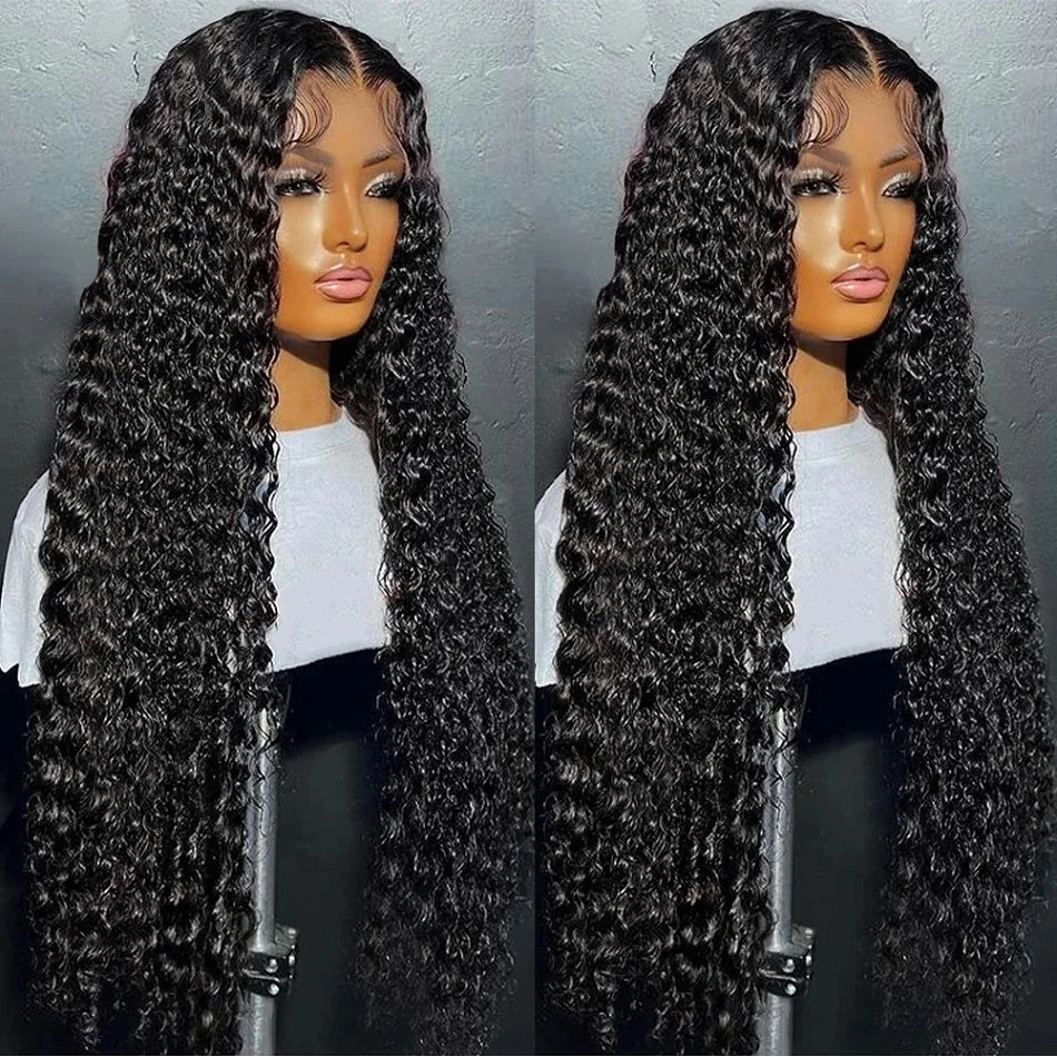 black wave Lace Front Human Hair Wig
