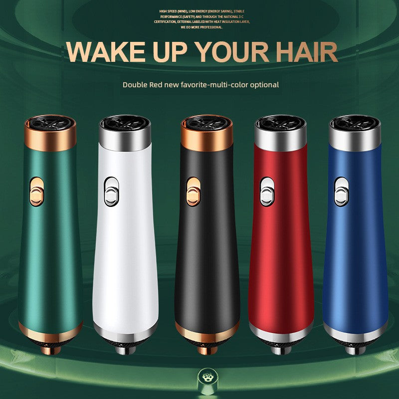 Cross-Border Six-in-One High-Speed Hair Dryer Hair Dryer Hair Straightener and Curler Brush Hot Air Comb Hair Salon Modeling Anion Hair Dryer