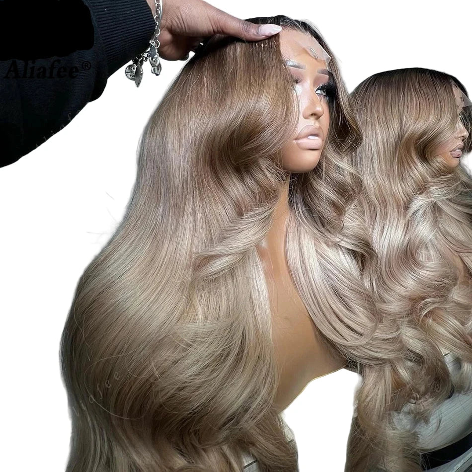 Ash Blonde Lace Frontal Wig