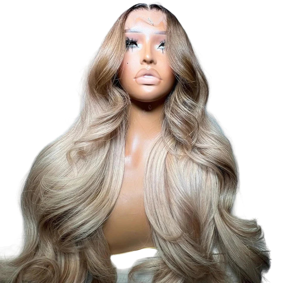 Ash Blonde Lace Frontal Wig