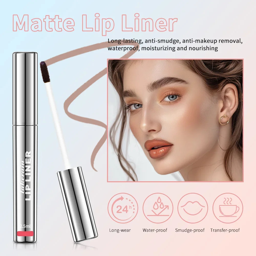 Lip Liner Peel Off Tattoo Lipgloss 4Colors Waterproof