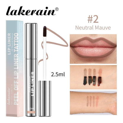 Lip Liner Peel Off Tattoo Lipgloss 4Colors Waterproof