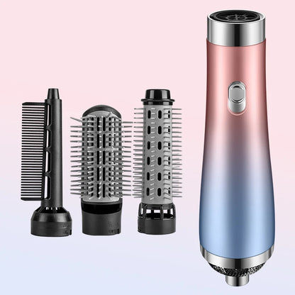 Hair Dryer Portable Comb lonic Hair Straightening Brush Hot Air Curling For Hair Roller Blow Dryer Quick Dry Hair Curler Curling